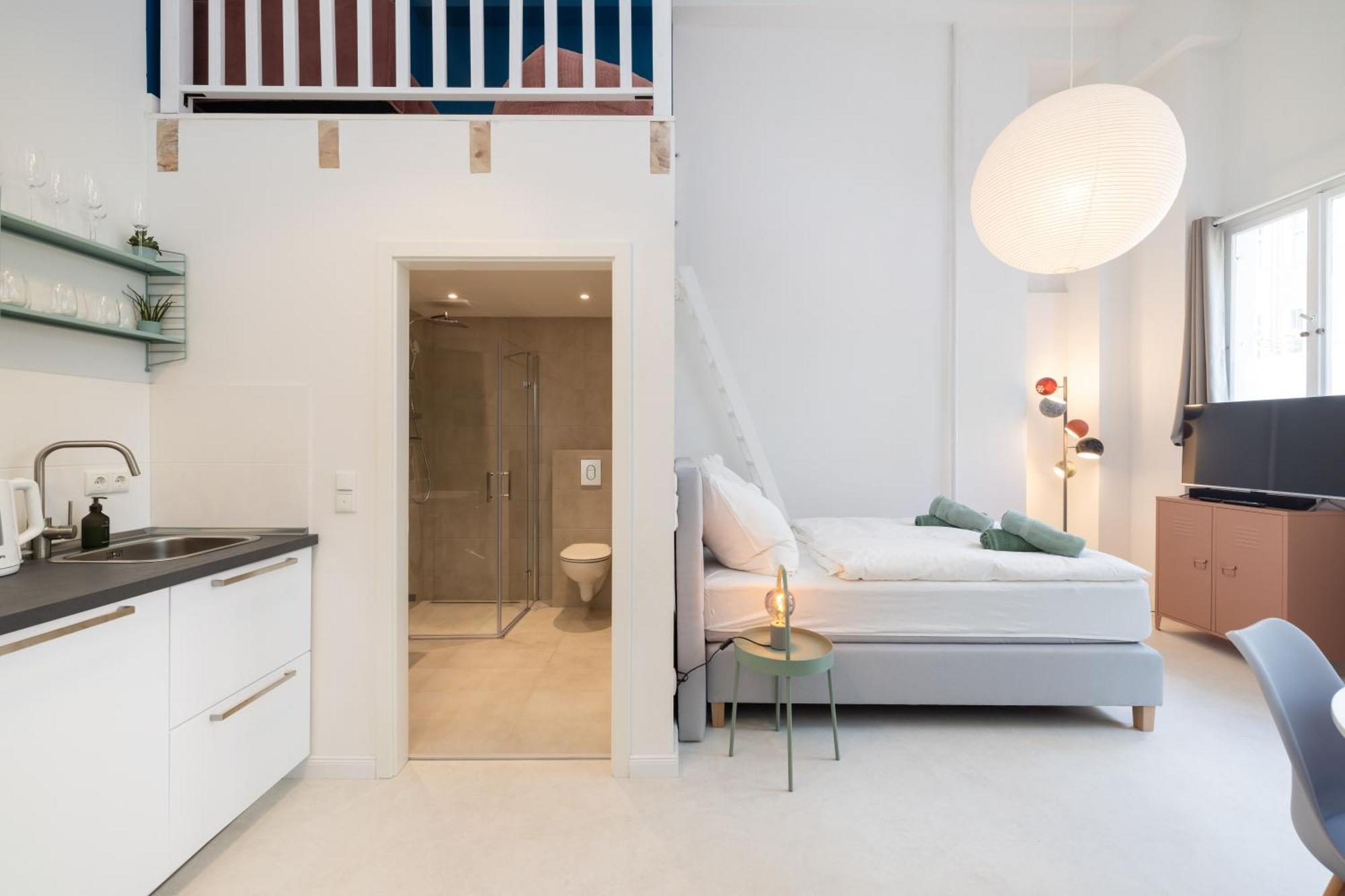 Great 2-Room Loft With 2 Bathrooms And 2 Kitchen Berlín Exterior foto