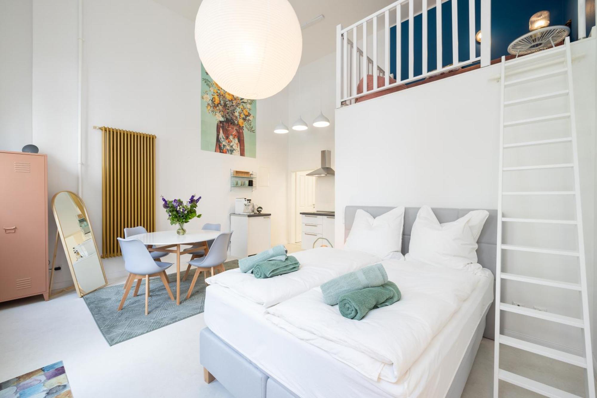 Great 2-Room Loft With 2 Bathrooms And 2 Kitchen Berlín Exterior foto