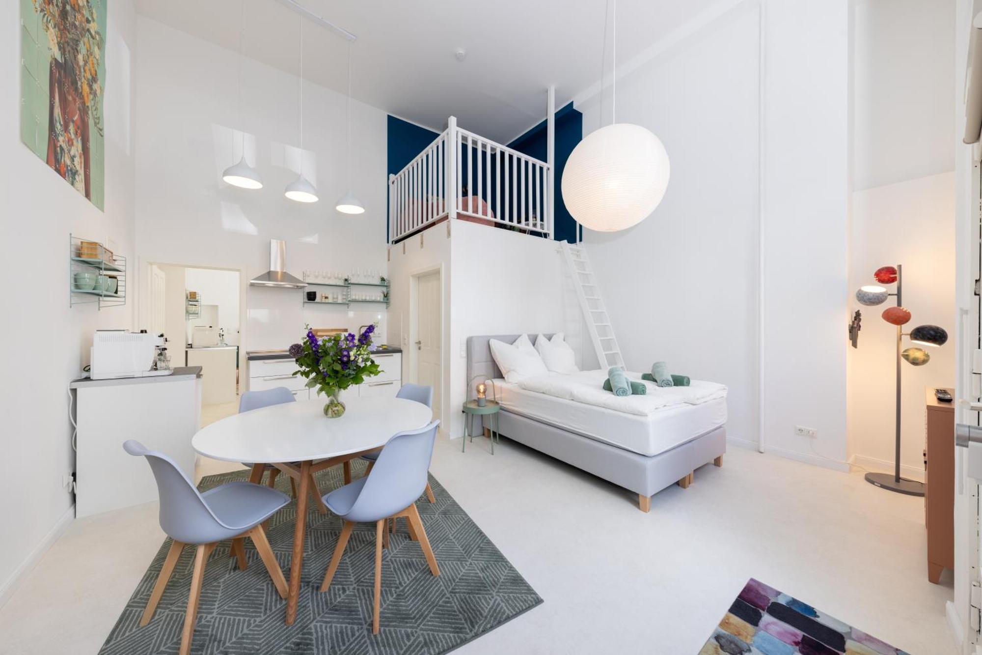 Great 2-Room Loft With 2 Bathrooms And 2 Kitchen Berlín Exterior foto